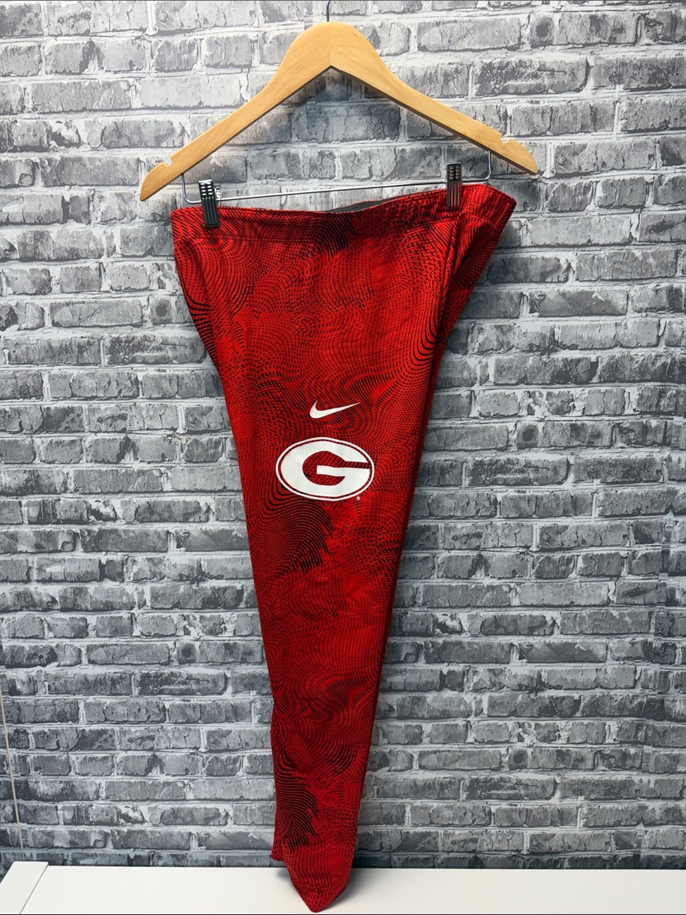 Nike Red Georgia Bulldogs  Leggings with White Logos